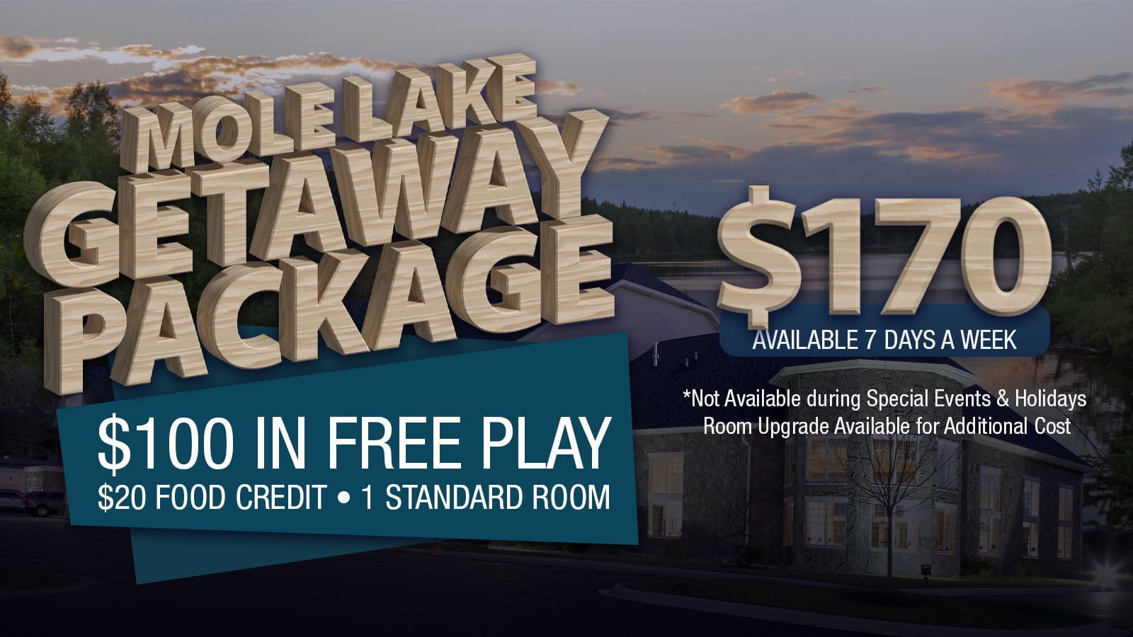 Mole Lake Casino Offers The Best Hotel Package In The State of Wisconsin