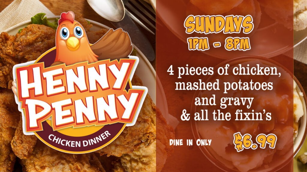 Enjoy The Henny Penny Chicken Dinner At Mole Lake Casino