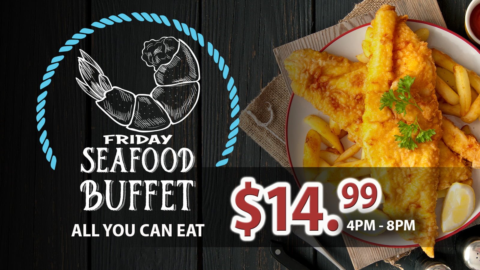 Enjoy A Seafood Buffet Every Friday At Mole Lake Casino In Crandon Wisconsin