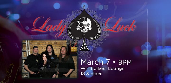 Lady-Luck-performs-Saturday-March 7-at-Mole-Lake-Casino