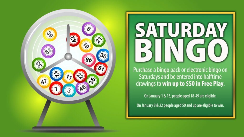 Saturday Bingo At Mole Lake Gives You A Chance To Win $50!