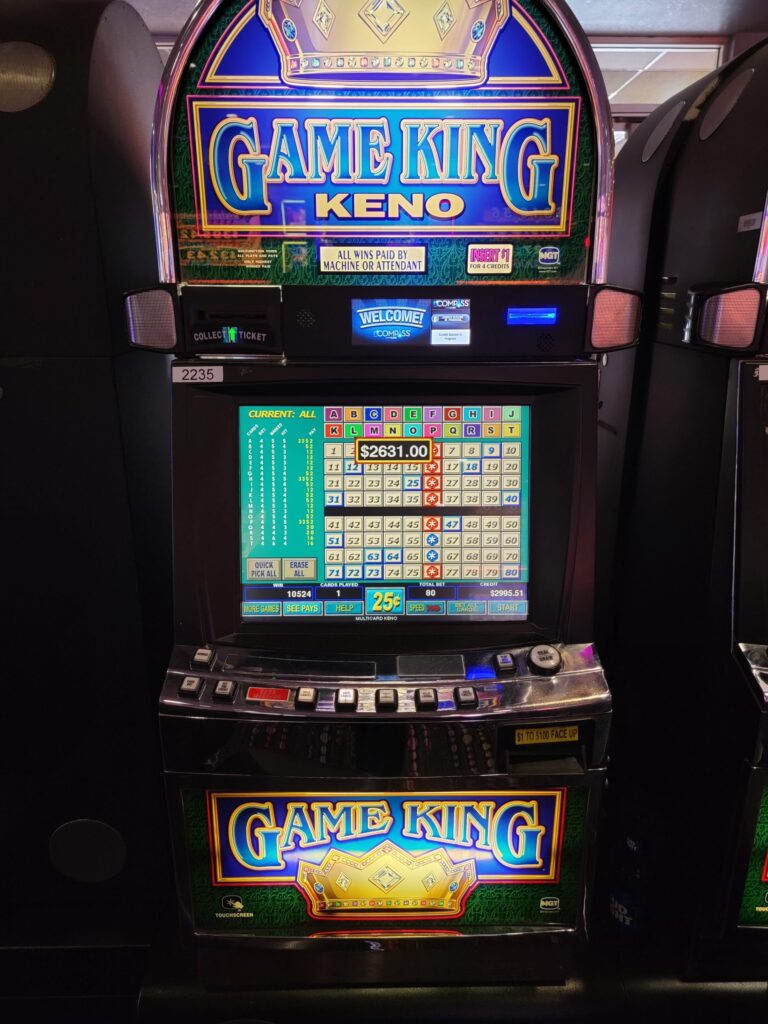 You Can Play Game King Keno At Mole Lake Casino Lodge