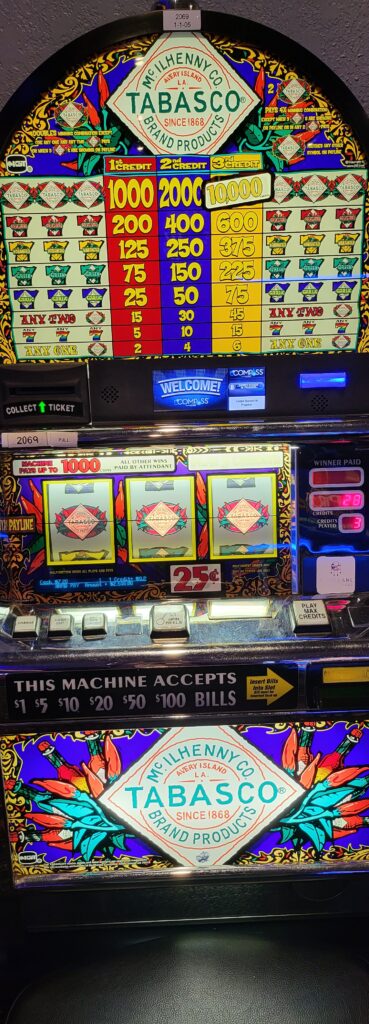 Play The Tabasco Slot Machine At Mole Lake Casino Lodge