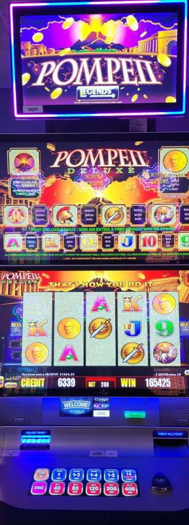 This Lucky Guest Won A Jackpot On Pompeii Deluxe At Mole Lake Casino