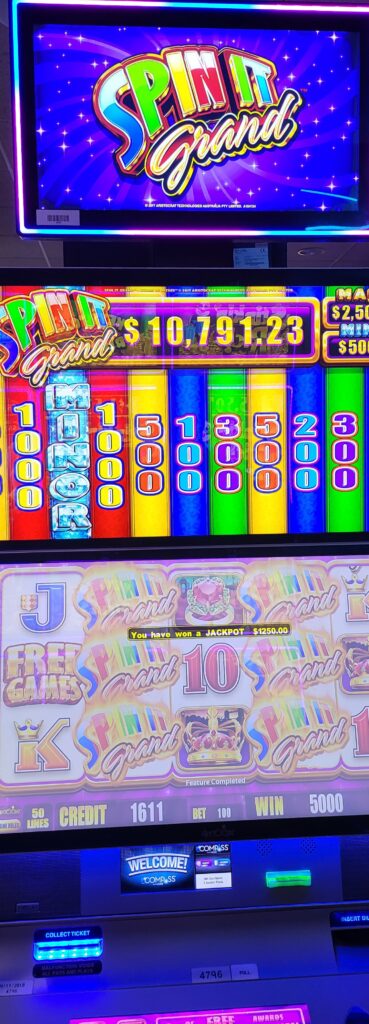 This Lucky Guest Won A Jackpot On Spin It Grand At Mole Lake Casino
