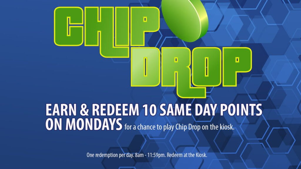 Play Chip Drop At Mole Lake Casino Every Monday in June