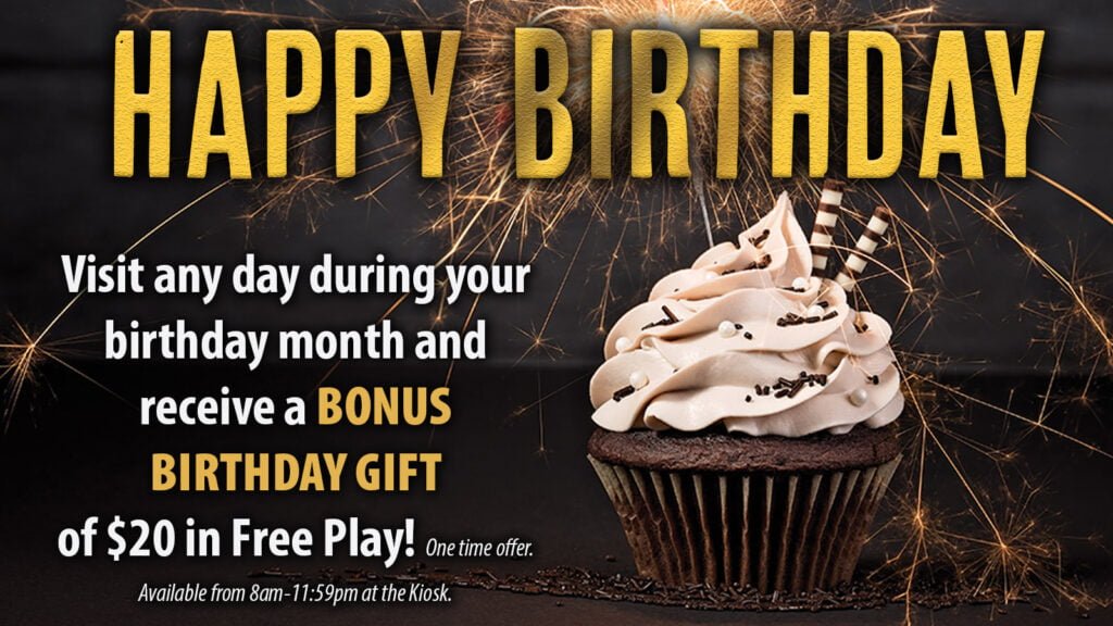 Get Birthday Free Play At Mole Lake Casino In Crandon Wisconsin