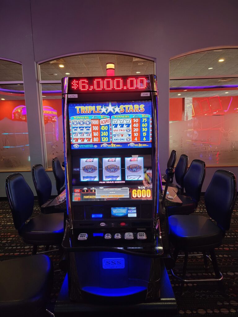 This Lucky Guest Won $6,000 On Triple Stars At Mole Lake Casino In Crandon