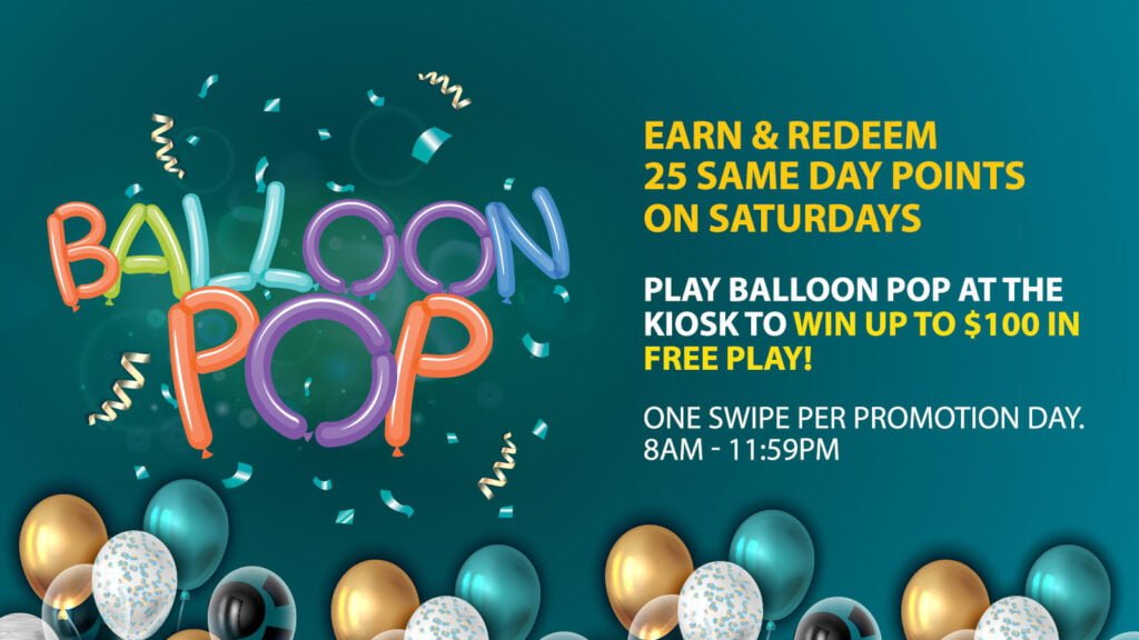 Play Balloon Pop At Mole Lake Casino For A Chance To Win