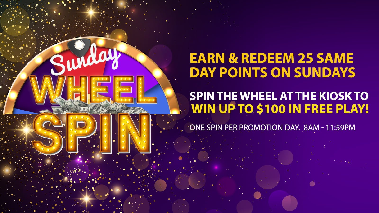 Play Wheel Spin At Mole Lake Casino Every Sunday In July