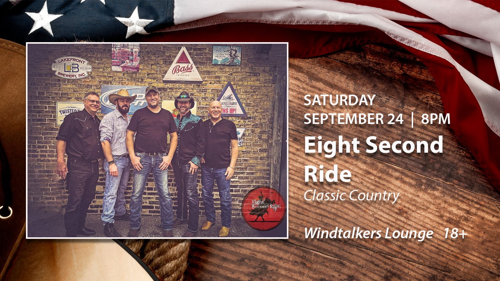 Eight Second Ride at Windtalkers Lounge