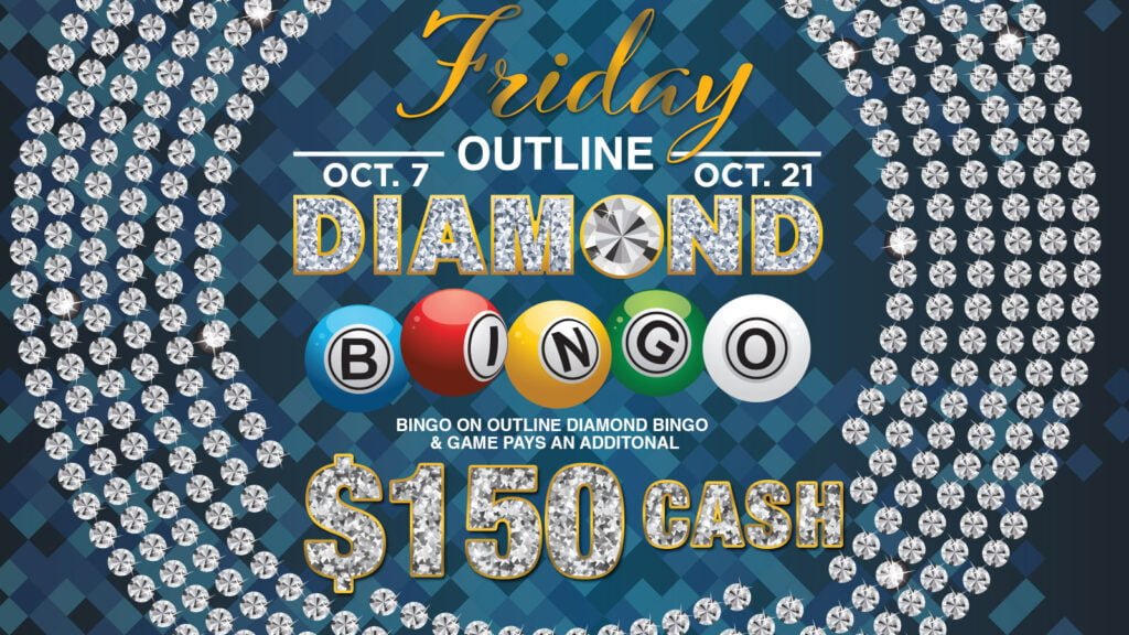 Play Outline Diamond Bingo At Mole Lake Casino