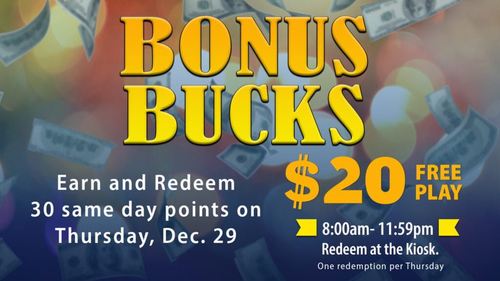 Bonus Bucks December 2022