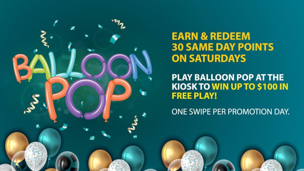 Play Balloon Pop At Mole Lake Casino Every Saturday In Crandon Wisconsin
