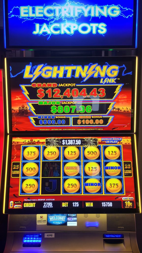 Play Lightning Link At Mole Lake Casino In Crandon