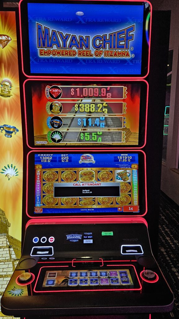 This Lucky Guest Won A Jackpot Playing Mayan Chief At Mole Lake Casino