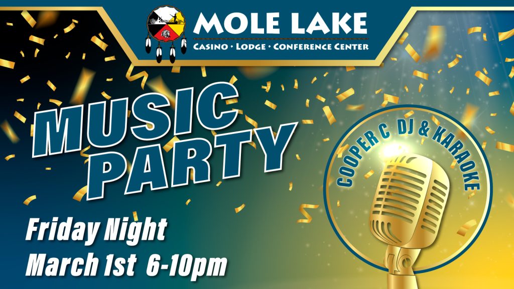DJ Curt Cooper Is Playing Live At Mole Lake Casino In Crandon
