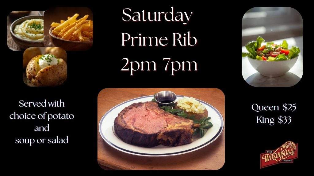 Saturday Prime Rib