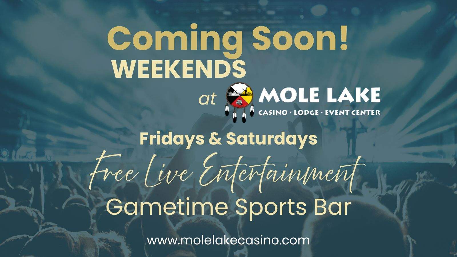 Free Entertainment Coming Soon FB & Horizontal LCD