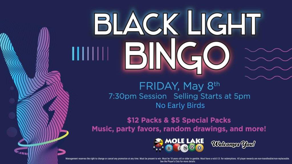 BlackLight-Bingo-LCD No early birds
