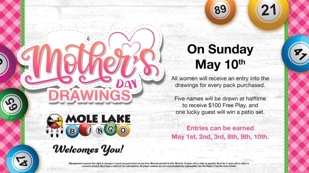 mothers day bingo LCD