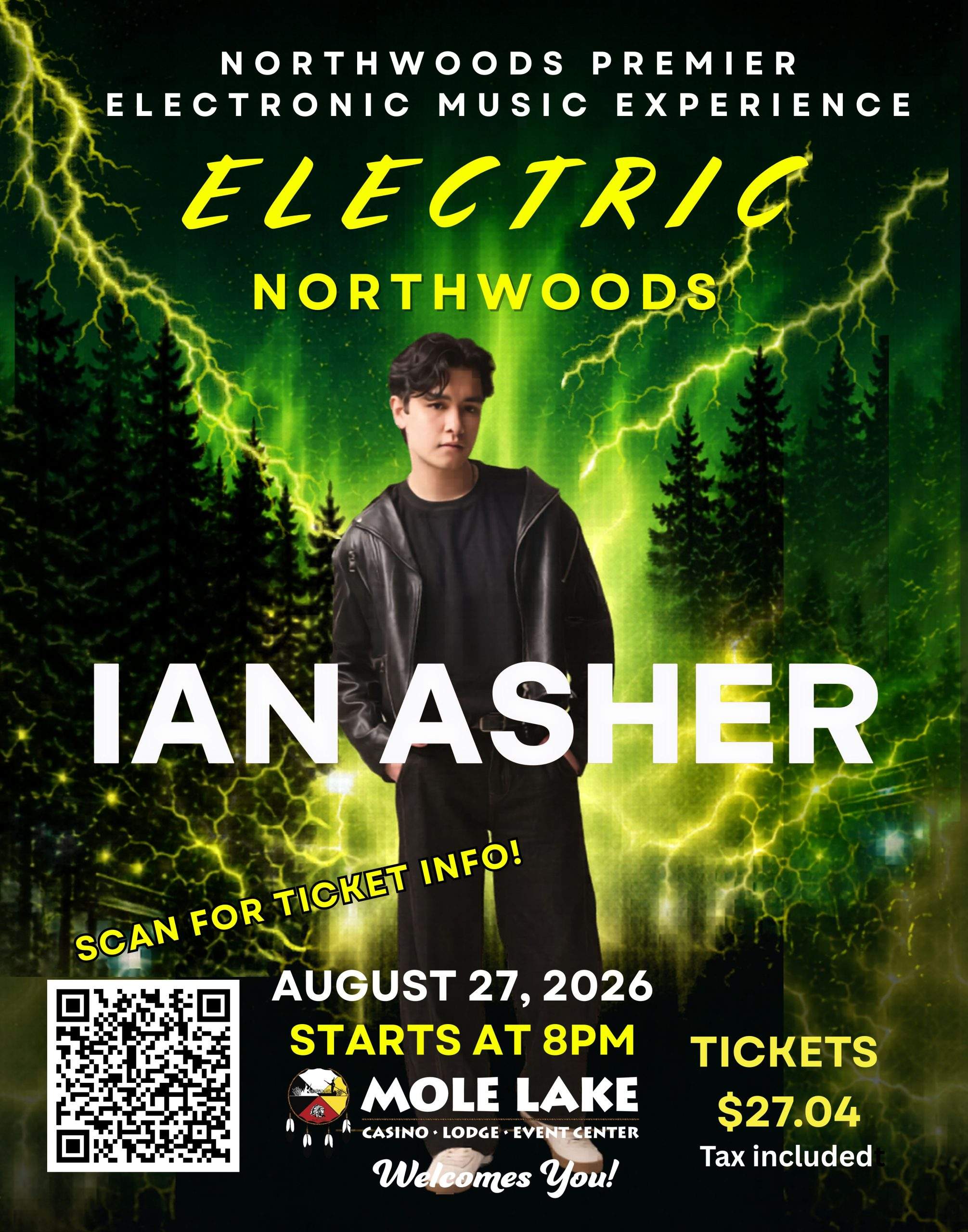 Ian Poster 22x28 tickets $27.04
